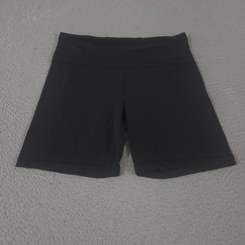 Athleta Shorts Womens Large Black Ultra High Rise Elation 7" Biker Athletic Yoga
